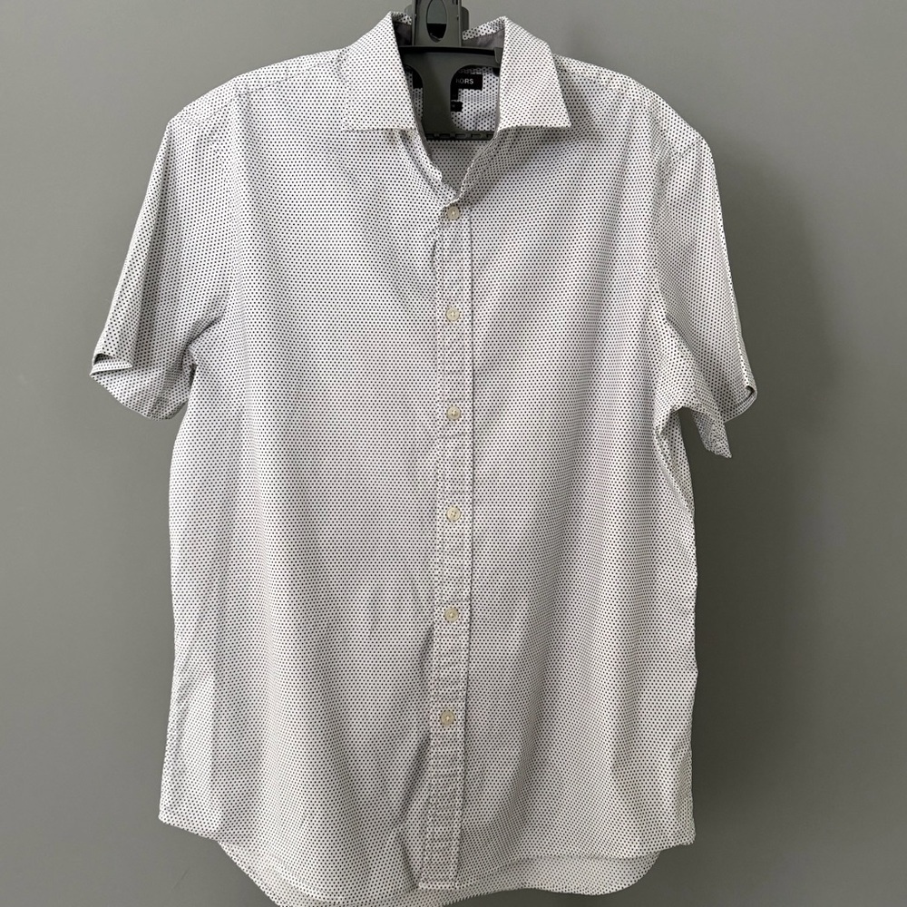 Michael Kors Polka Dot Classic Fit Shirt